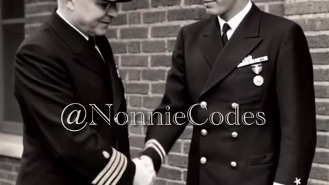 Lieutenant John Fitzgerald Kennedy receives The Purple Heart.