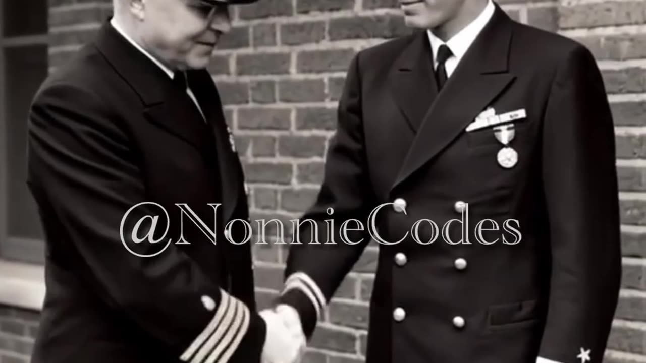 Lieutenant John Fitzgerald Kennedy receives The Purple Heart.