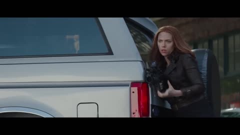 Captain America vs The Winter Soldier - Highway Fight Scene - Captain America: The Winter Soldier
