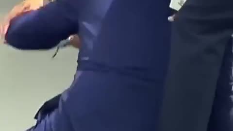 President #Biden Oops moment as he falls.