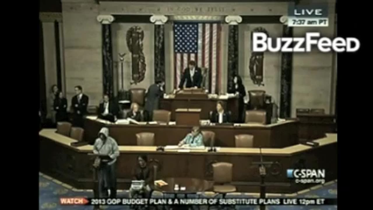 Rep Bobby Rush Race Hustles in a Hoodie on The Floor of Congress