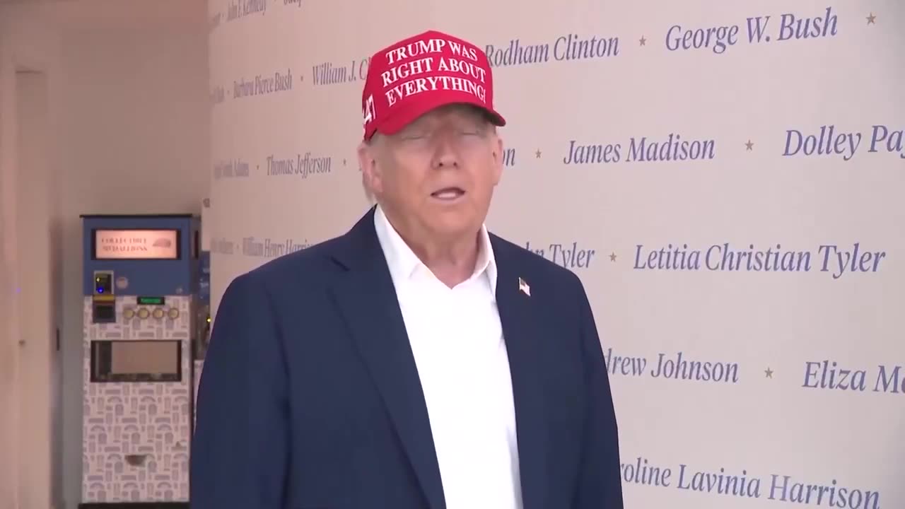 President Trump is asked if he knew about the Bolton raid.