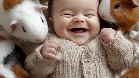Laughing Baby and the Hamsters