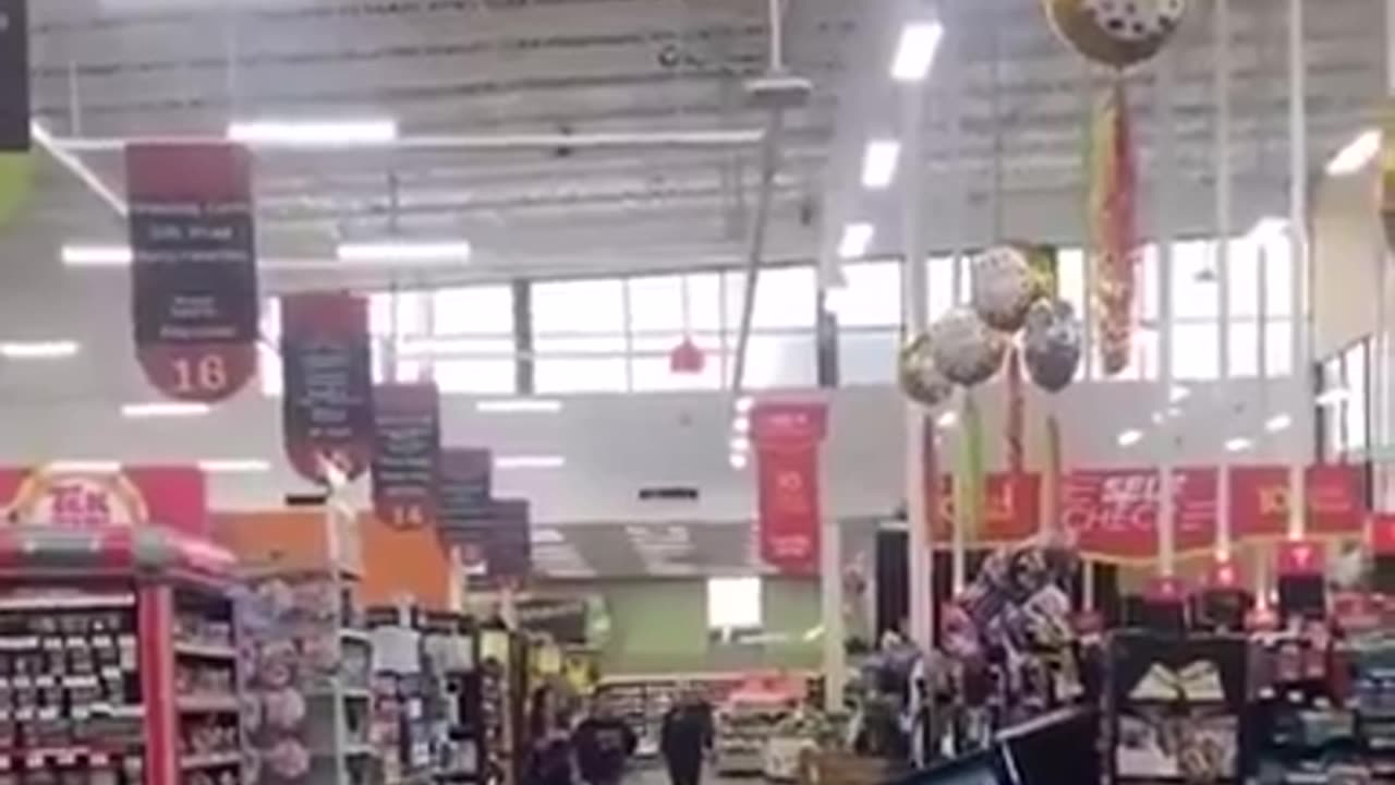 Mostly peaceful grocery shopping