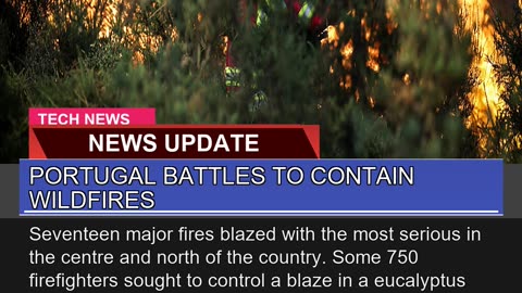 Portugal Battles to Contain Wildfires