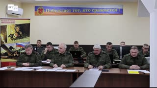 Putin besucht Kommandoposten des Truppenverbands "West"