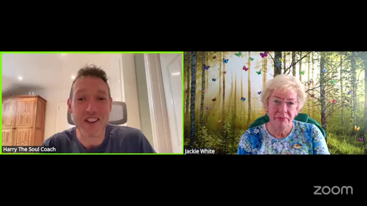 Harry Thomas speaking with Jackie White