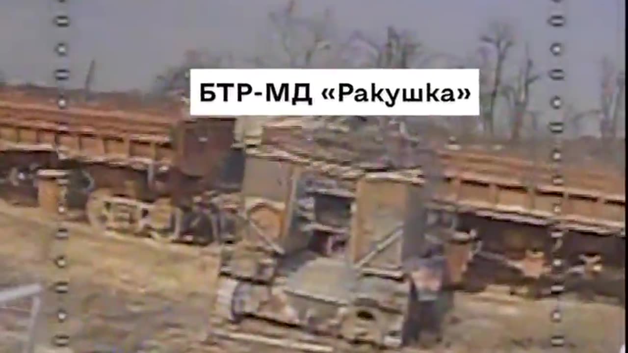 Massive Column of Russian Paratroopers in a Spot of Bother