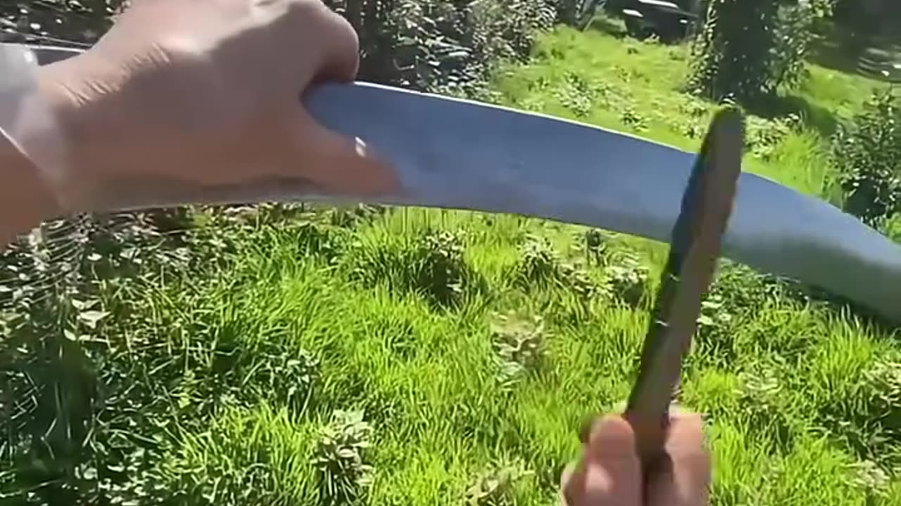 "Sharp Grass Cutting Blade in Action!" ✂️🌾⚡