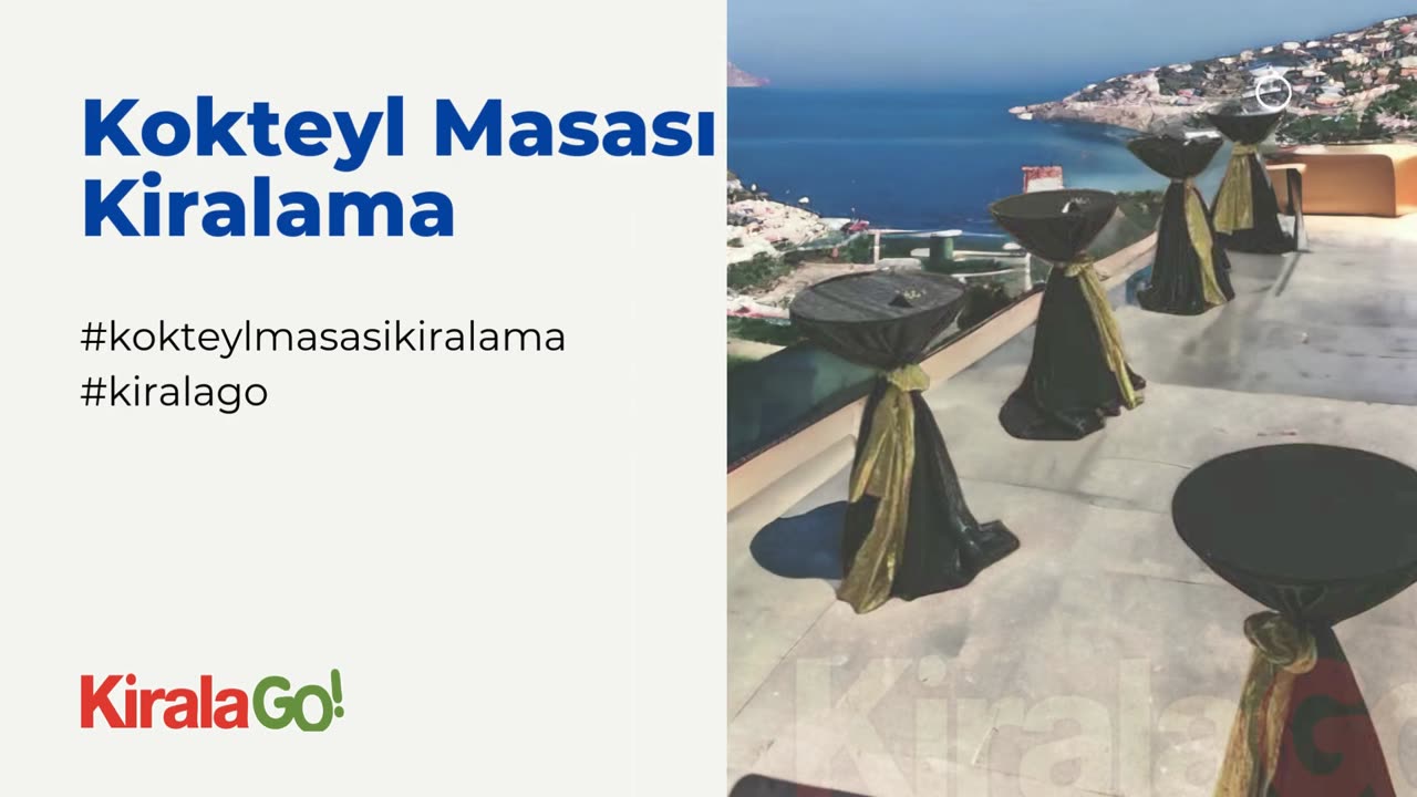 Kokteyl Masası Kiralama