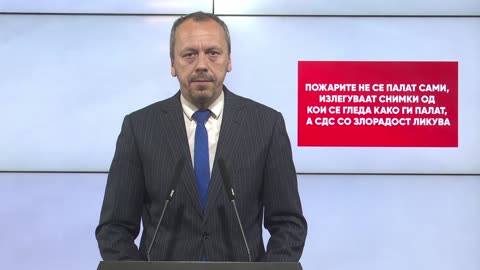 Петрушевски: Пожарите не се палат сами, излегуваат снимки од кои се гледа како ги палат