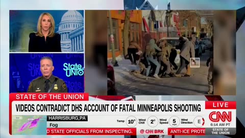 Border Patrol Commander, CNN Host Spar Over Who Was Victim In Minneapolis Shooting