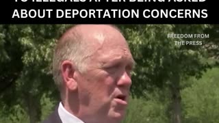 Tom Homan Has Epic Mic Drop Moment When Pressed on Illegal Immigration by Woke Reporter