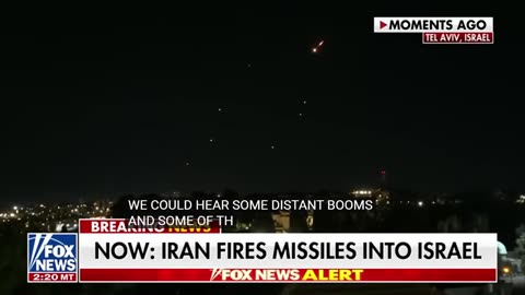 JUST IN: Iran fires fifth wave of missiles into Israel