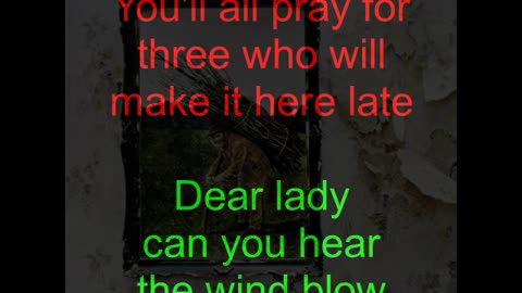 Led Zeppelin IV #4 Stairway To Heaven (backward lyrics in red)