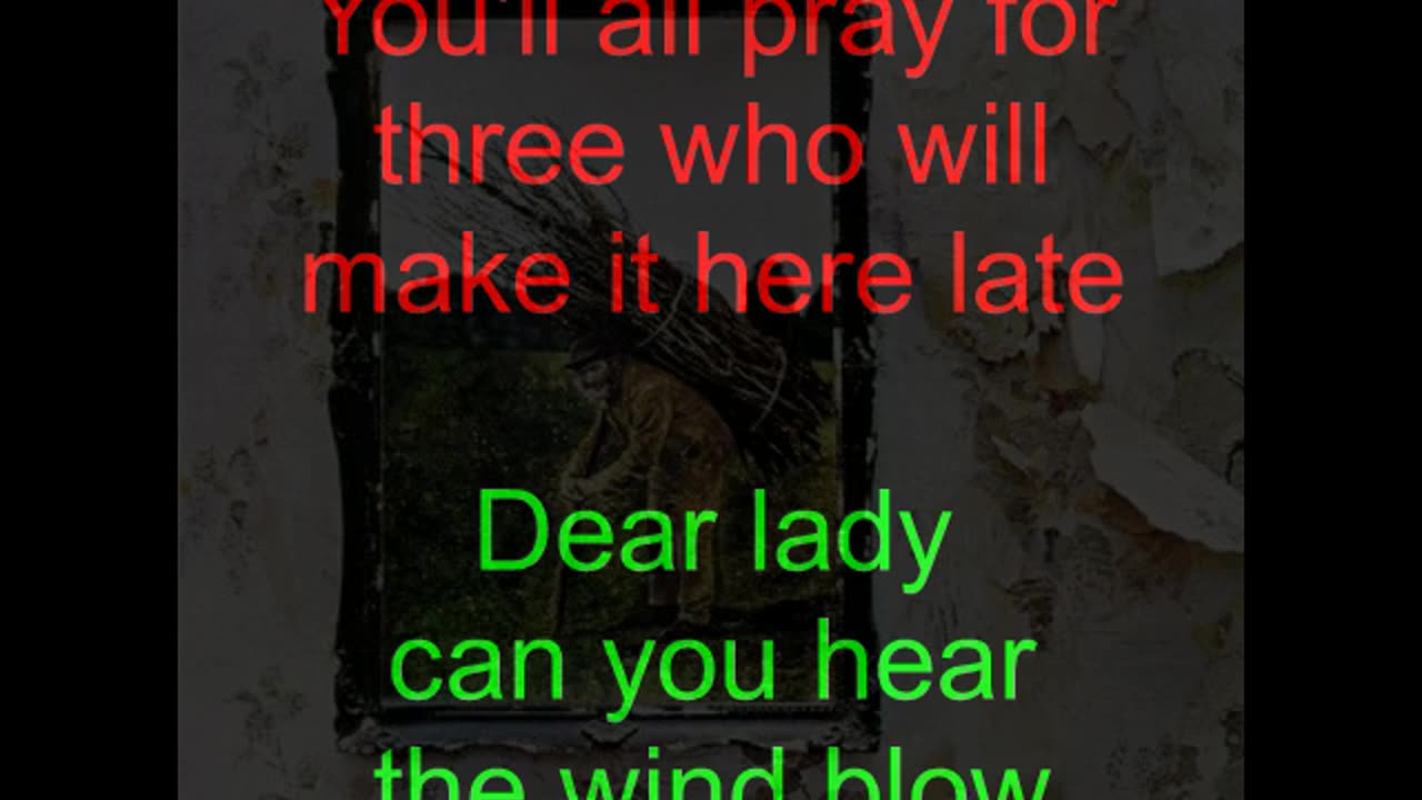 Led Zeppelin IV #4 Stairway To Heaven (backward lyrics in red)