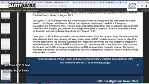 Safety Wars November 20, 2025 Press Releases, Chemical Safety Board