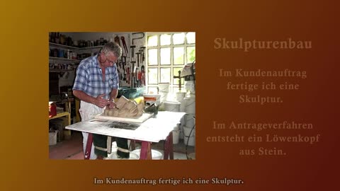 Mein Beruf_ich habe ihn geliebt_hier arbeite ich als "Skulpteur"