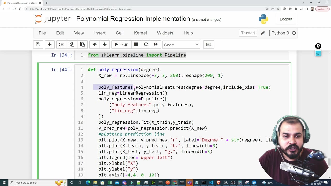24.15 Pipeline in Polynomial Krish Naik ML