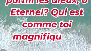 « Qui est comme toi, Dieu puissant et glorieux ? » Exode 15:11.#shortvideo #youtubeshorts #ytshorts