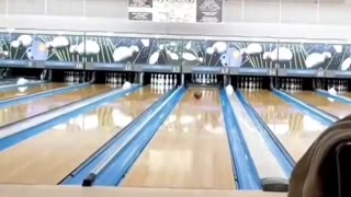 Nice Bowling ball trick.