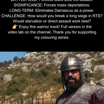 Assyria vs Damascus 732 BC Fall of Aramean Kingdom #AncientWarfare