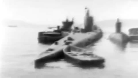 Japanese Submarines At Kure Harbor