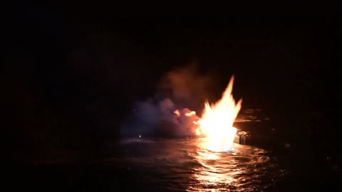 PATRIOTISM INTENSIFIES! U.S. Coast Guard destroys drug boat during ‘Operation Pacific Viper’ 🇺🇸💥