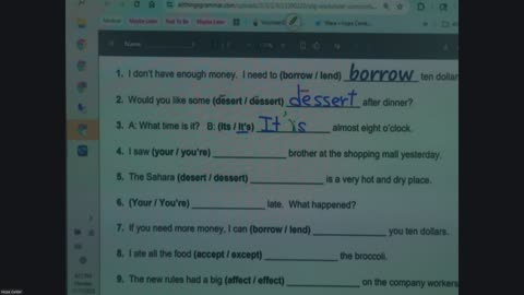 11.17.25 Common Mistakes in English - Errores comunes en inglés