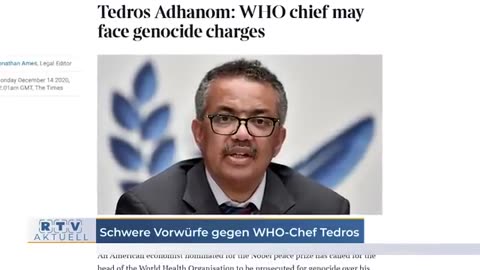 Schwere Vorwürfe gegen WHO-Chef Tedrosm 26.10.2023 RTV