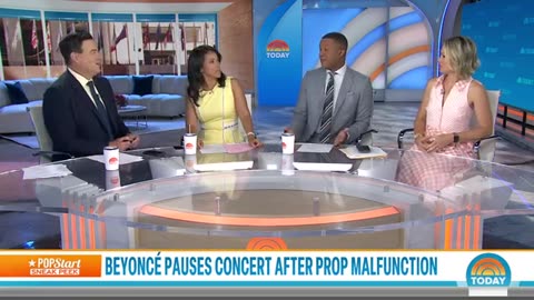 Beyoncé Pauses Concert After Flying Prop Car Tilts in Midair