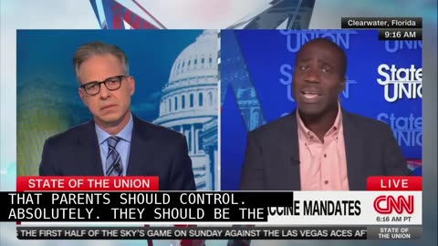 Jake Tapper Confronts Florida’s Surgeon General on His Plan to End Vaccine Mandates