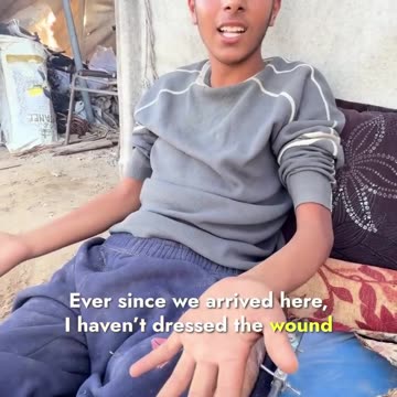 There is no medical care in the upper North regions of Gaza