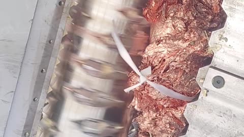 GSS12 Horizontal Single-Shaft Shredder for Copper Foil Test!