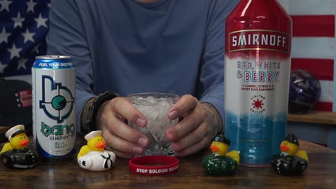 Albert Landry - Smirnoff Red White & Berry Vodka & Bang Blue Razz Energy Drink