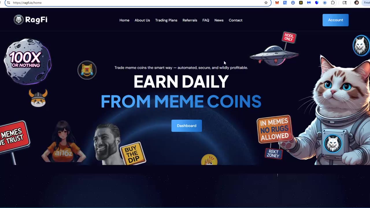 RagFi - Crypto Platform - Earn 4% Daily and This Thing is Crypto Booming Right Now, Get In This!