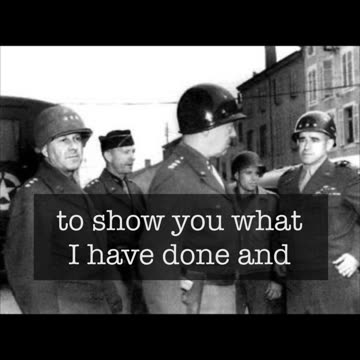 Apr 4, 2025 Gen. Patton quotation of the day: To Devers #ww2 #war #leadership #aerosmith