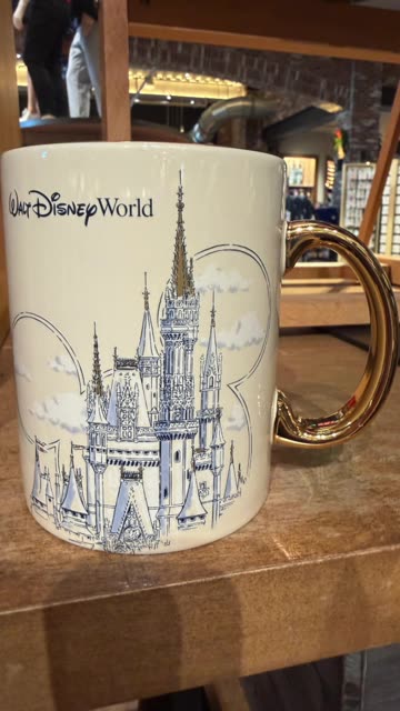 Walt Disney World Castle Ceramic Mug #shorts