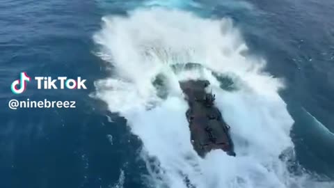 Ocean launch (via:@ninebreez)