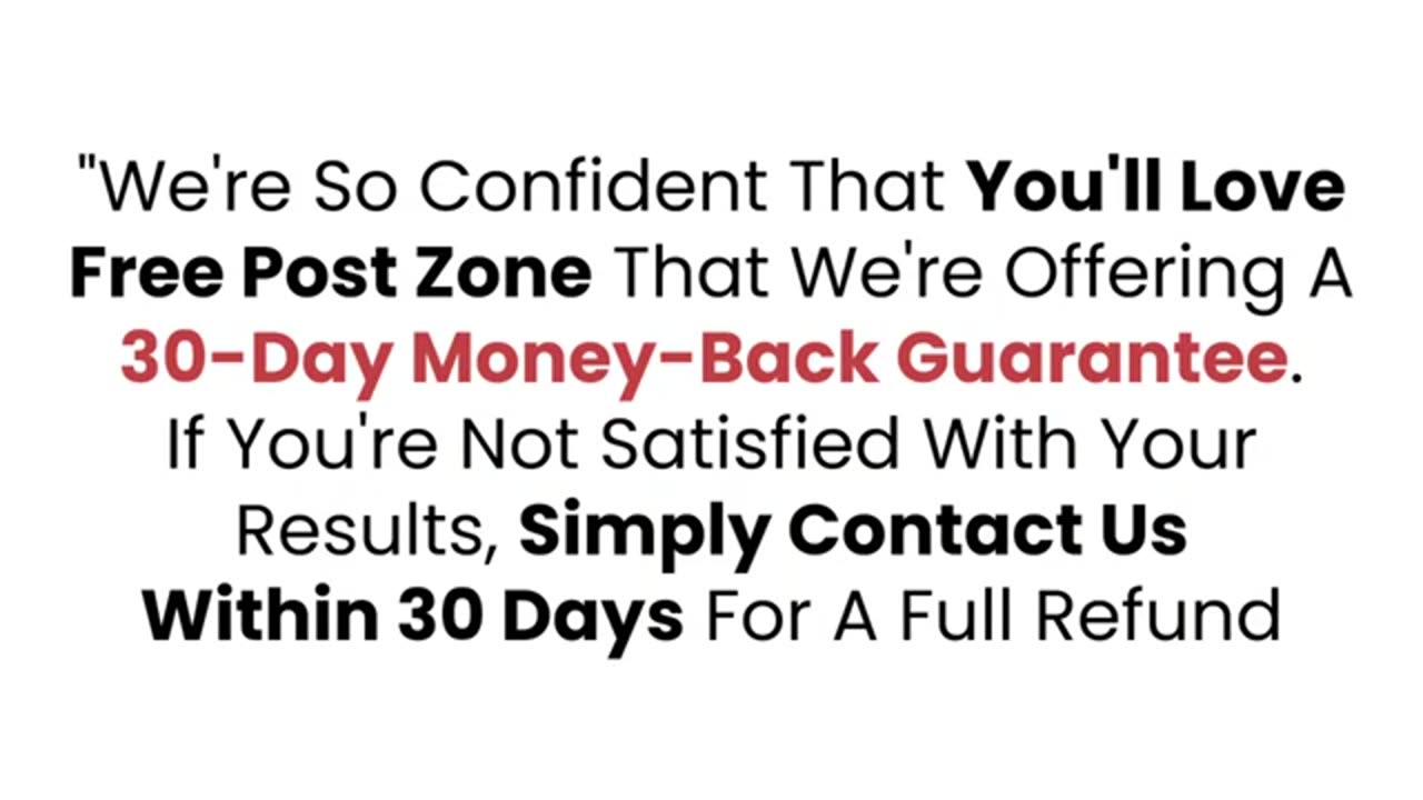 Free Post Zone Demo Video
