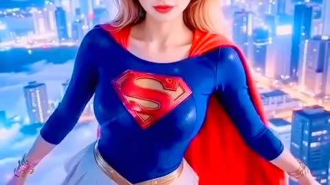 💥Superwoman🦸‍♀️ Saves the Day in Epic Style | #Heroic #Superwoman #GirlPower #Shorts #Viral💫