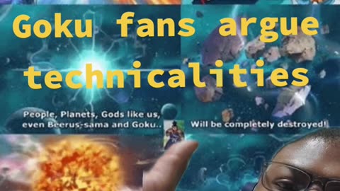 goku fans argue technicalities