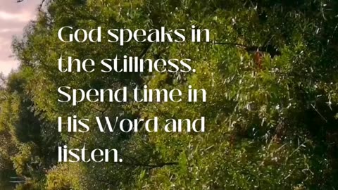 What if today you paused to hear God’s voice?