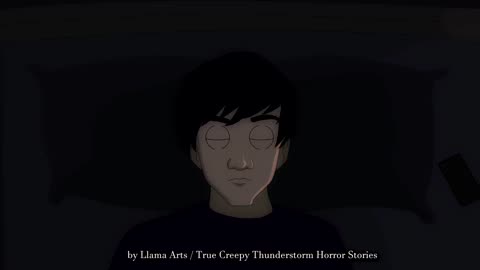 Creepy thunderstorm animated series
