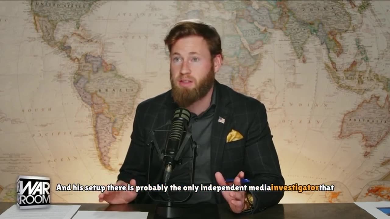 War Room With Owen Shroyer Mike Adams Displays Organic And Inorganic Material That Has Somehow Found Its Way Into Our Air, Our Food And Our Bodies