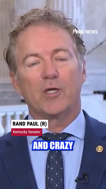 Rand Paul sounds alarm on 'crazy' government waste he exposed #elonmusk #shorts #news #us #politics