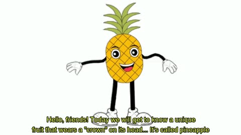 Nino the Cheerful Pineapple 🍍 | Tropical Fruit Story for Kids!