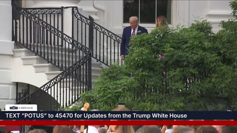 President Trump and the First Lady Participate in the Congressional Picnic