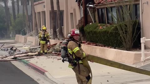 There are media reports of an explosion in Palm Springs, California.