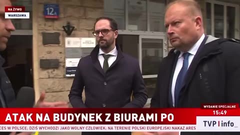 Atak na biuro Platformy Obywatelskiej🚨